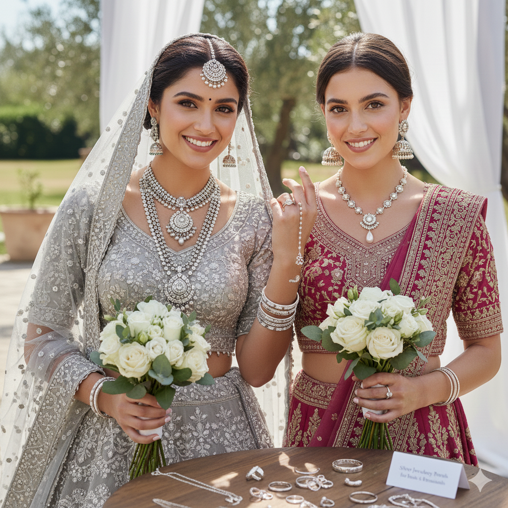 Silver Jewellery Trends for Brides & Bridesmaids: The Styles Every Girl Is Loving This Wedding Season