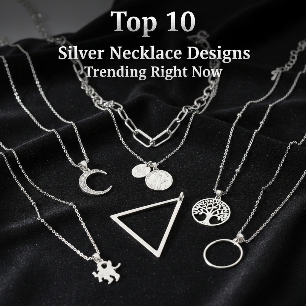 Top 10 Silver Necklace Designs Trending Right Now